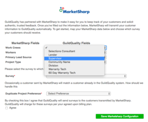Marketsharp Integration | Help CenterHelp Center