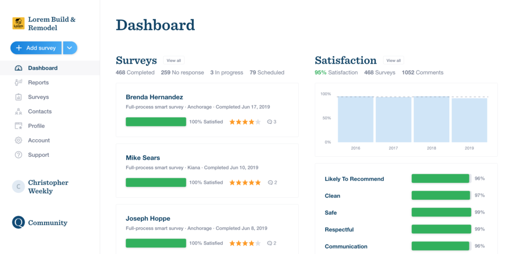 Quick Tour | GuildQuality Help Center