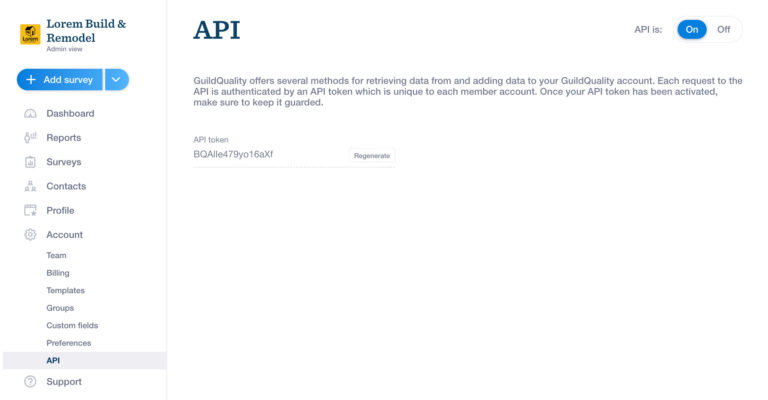 API | GuildQuality Help Center